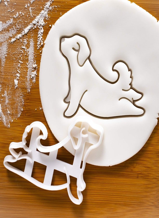 Bakerlogy مجموعة من 4 قوالب تقطيع بسكويت على شكل كلاب يوغا (التصاميم: وضعية المحارب 1، 2، وضعية متجهة للأعلى، وضعية متجهة للأسفل)، 4 قطع - بيكرلوجي - Image 5