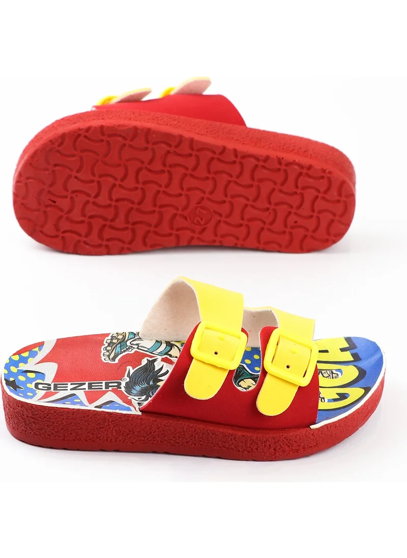 Gezer Summer Two Buckle Boys' Slippers