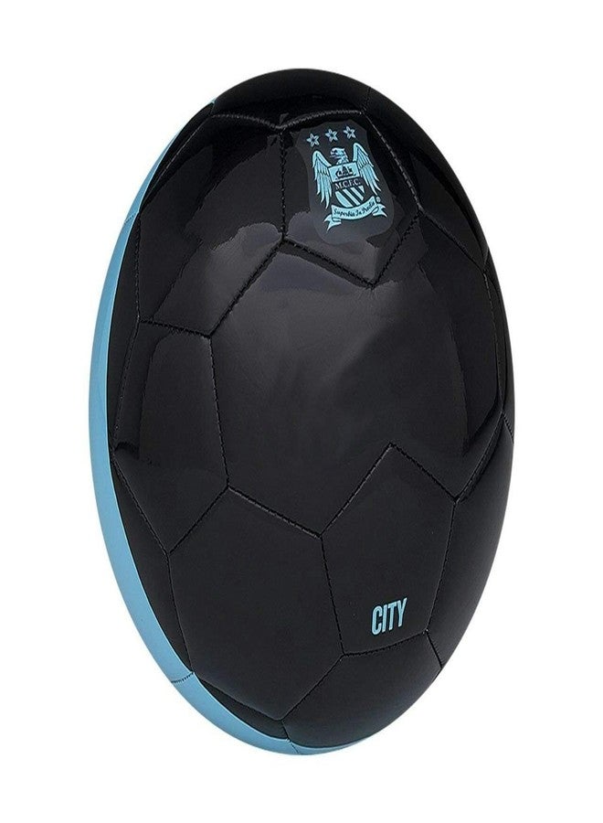 MS 10 Hand Stitched Football with Free Hand Air Pump - Match Ball for Training & Recreational Play | Ideal for Beginners | City Black Design - Image 3