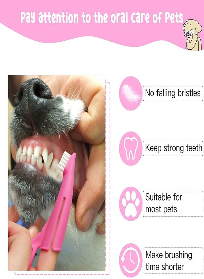 ويستيرن إرا فرشاة أسنان ناعمة للكلاب من ويسترن إيرا، فرشاة أسنان للكلاب، فرشاة أسنان للأصابع، فرشاة أسنان للحيوانات الأليفة، مناسبة للكلاب الصغيرة والكبيرة - Image 5