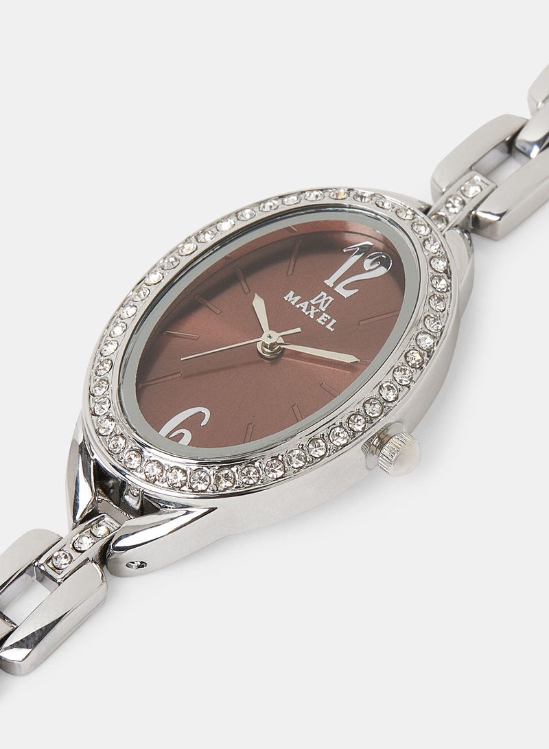 Maxel Women's Embellished Wrist Watch MX66 - Image 2