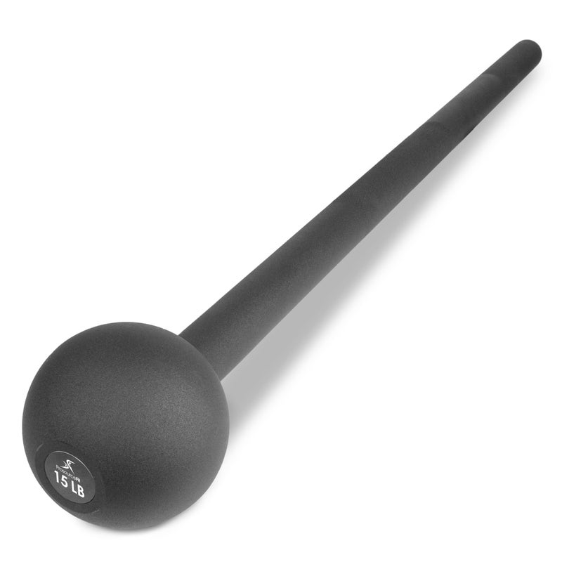 ProsourceFit Steel Macebell, Heavy Duty Steel Mace, Workout Mace with Non-Slip Grip for Gada, Strength and Core Training - Image 1