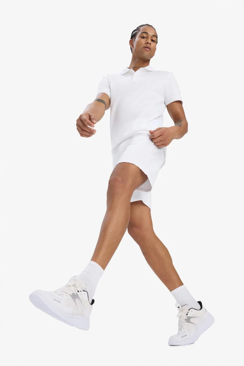 Defacto  DeFactoFit Standard Fit Sports Short Leg Shorts for Men | Best Price UAE