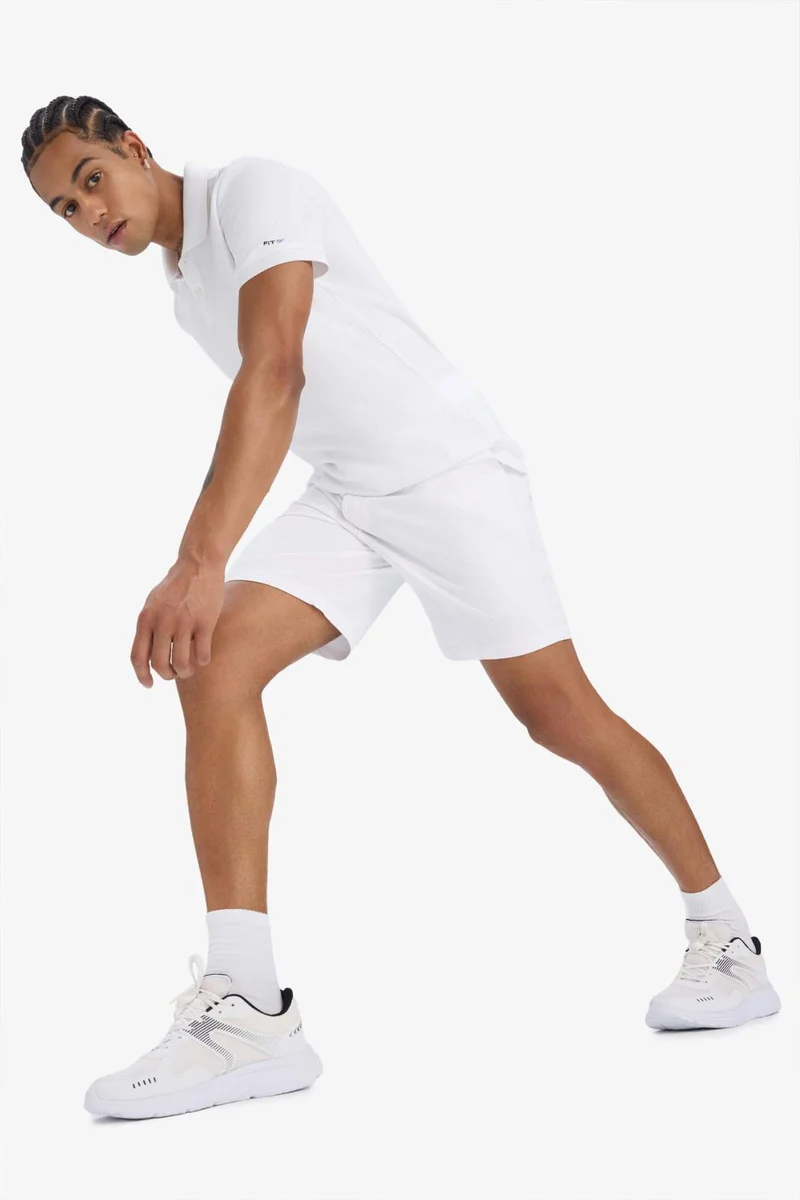 Defacto  DeFactoFit Standard Fit Sports Short Leg Shorts for Men | Best Price UAE