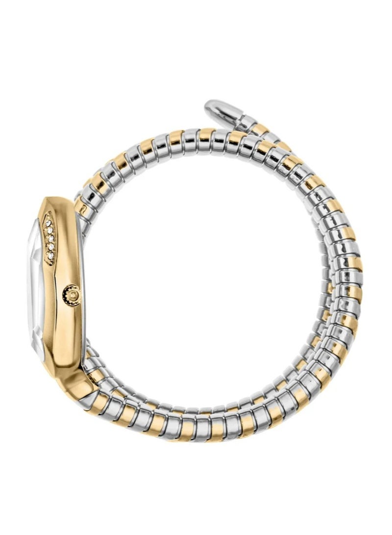 JC Just Cavalli Snake Design Dual Tone Watch For Women- JC1L224M0065 - Image 2