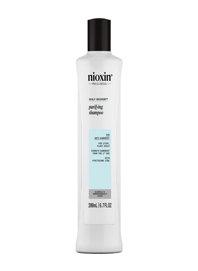 Nioxin Scalp Recovery Purifying Shampoo | For Dandruff and Itchy Scalp | With Pyrithione Zinc and Green Tea Extracts | 6.7 Fl oz. - Image 1
