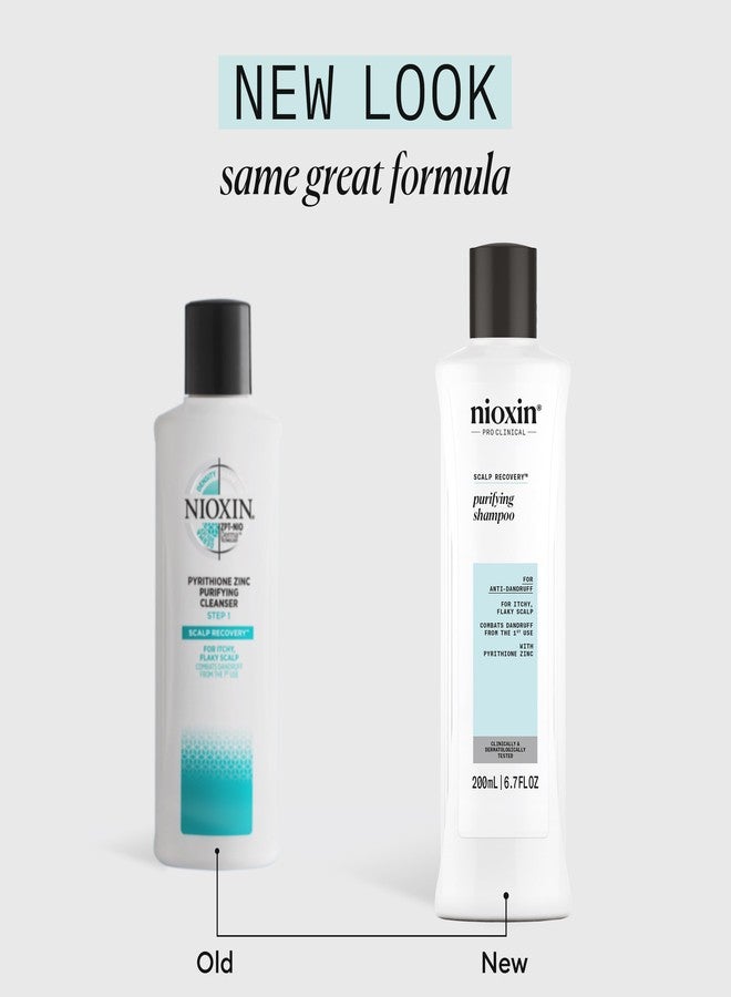 Nioxin Scalp Recovery Purifying Shampoo | For Dandruff and Itchy Scalp | With Pyrithione Zinc and Green Tea Extracts | 6.7 Fl oz. - Image 2