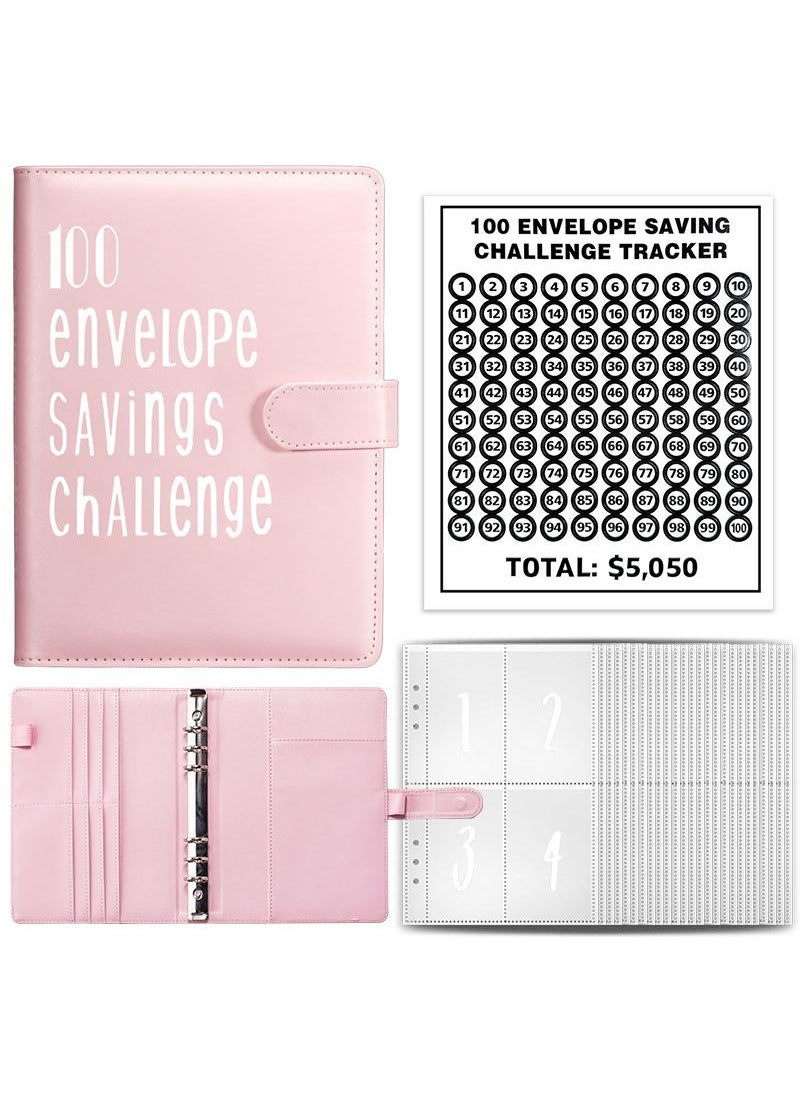 Generic Budget Binder, Cash Envelopes for Budgeting and Saving Money, Money Organizer Cash, Pink  - Image 1