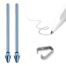 REEYEAR Titanium Alloy Replacement Tips Compatible with Galaxy Tab S11 S11 Ultra 2025 S Pen Exclusive Fit for Latest 2025 S Pen Only Not Compatible with Other Models Durable Precision NibsBlue - Image 2