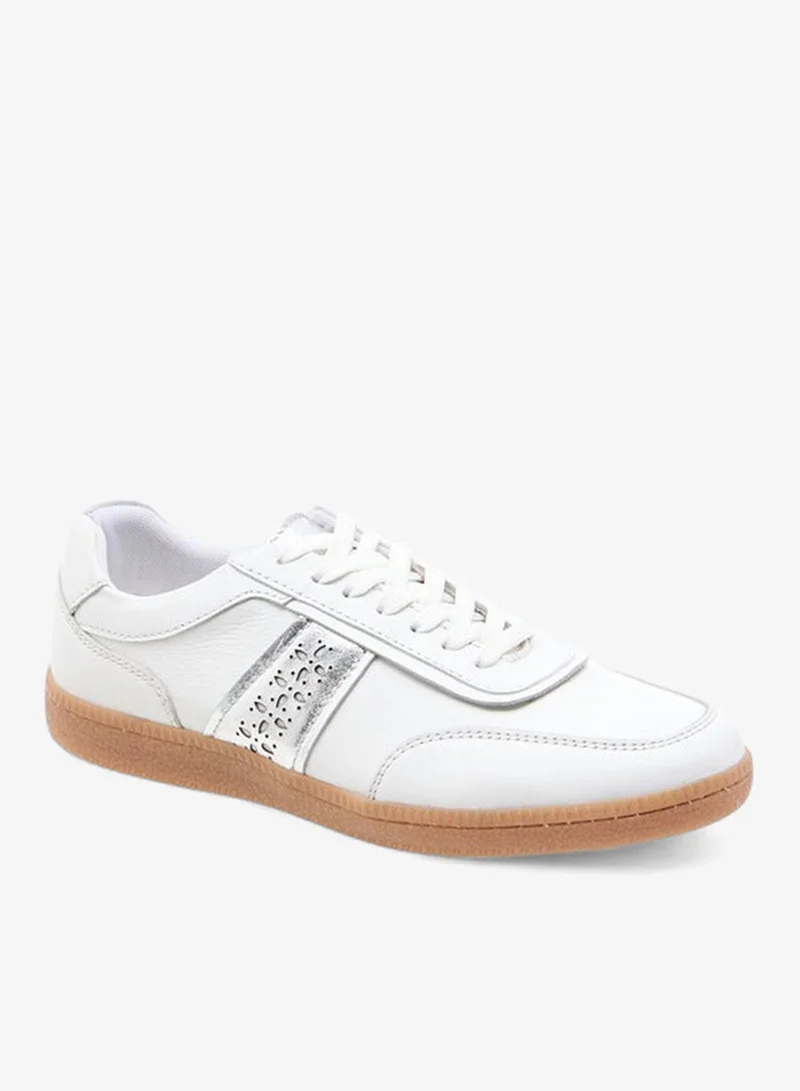 سيليست Women'S Cutout Detail Sneakers With Lace-Up Closure