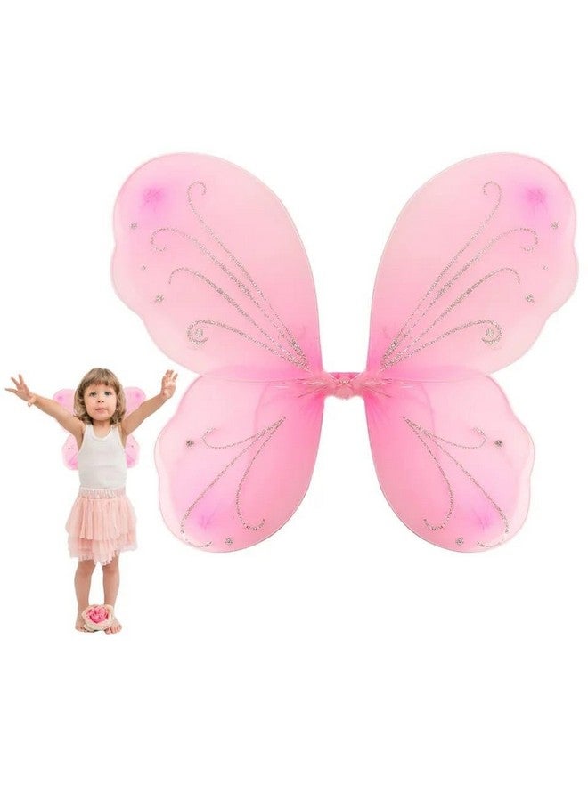Royals Fairy Butterfly Wings (LIGHT PINK) | Costume for Baby Girls Birthday Party | Party Gift for Kids | Fairy Wing Costume | Fairy Angel - Image 2