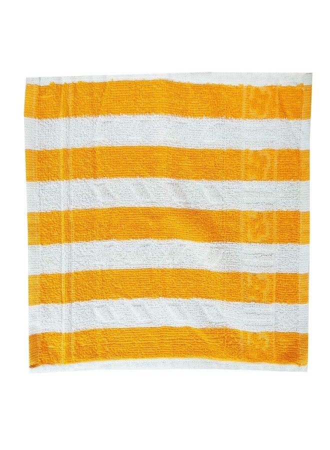 Space Fly Cotton Cabana Striped Hand Towels, High Absrobent (Multi Color_Size-10X16 inch_Set of 10) - Image 4