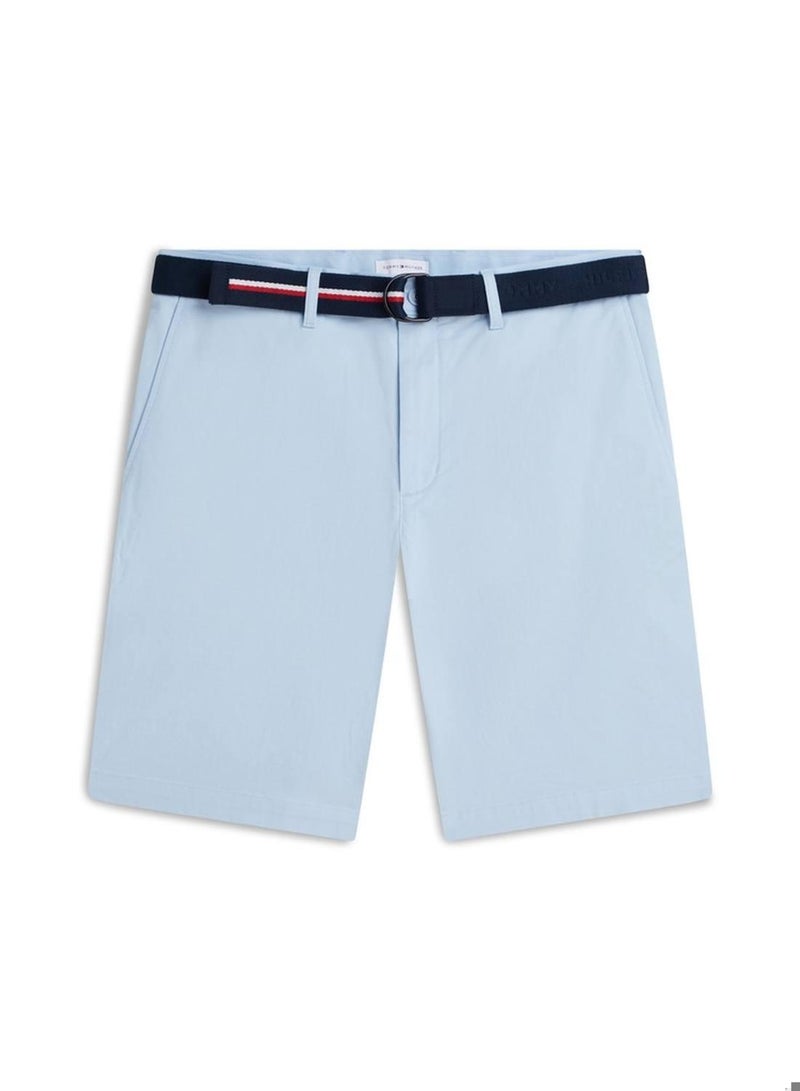 TOMMY HILFIGER Denton Straight Fit Belted Chino Shorts - Image 5