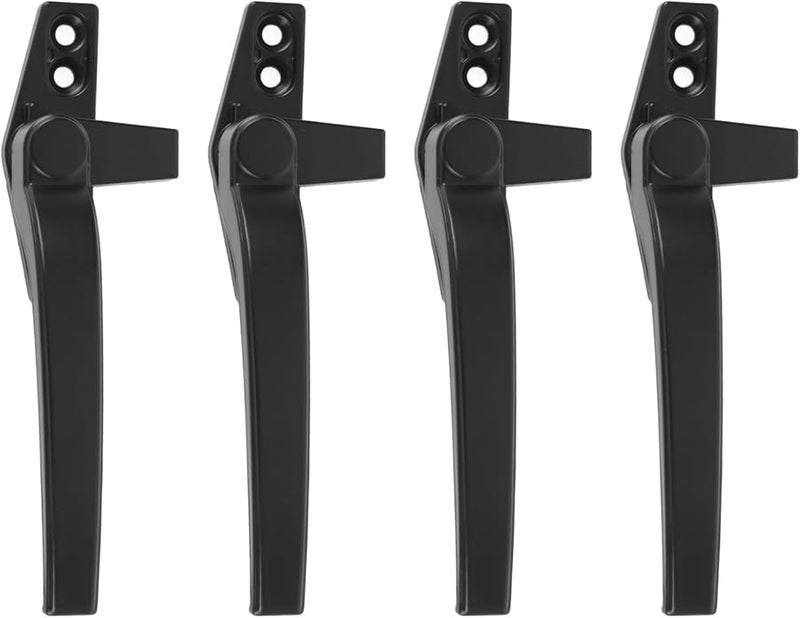 Black Left Hand Aluminum Alloy Window Security Lock For Casement External Push - Image 2