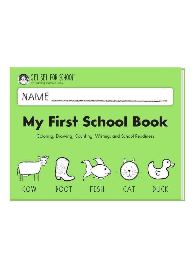 Handwriting Without Tears Learning Without Tears - My First School Book Student Workbook, Current Edition - Get Set For School Series - Pre-K Writing Book - Social-Emotional, Pre-Writing Skills - For School Or Home Use - Image 1