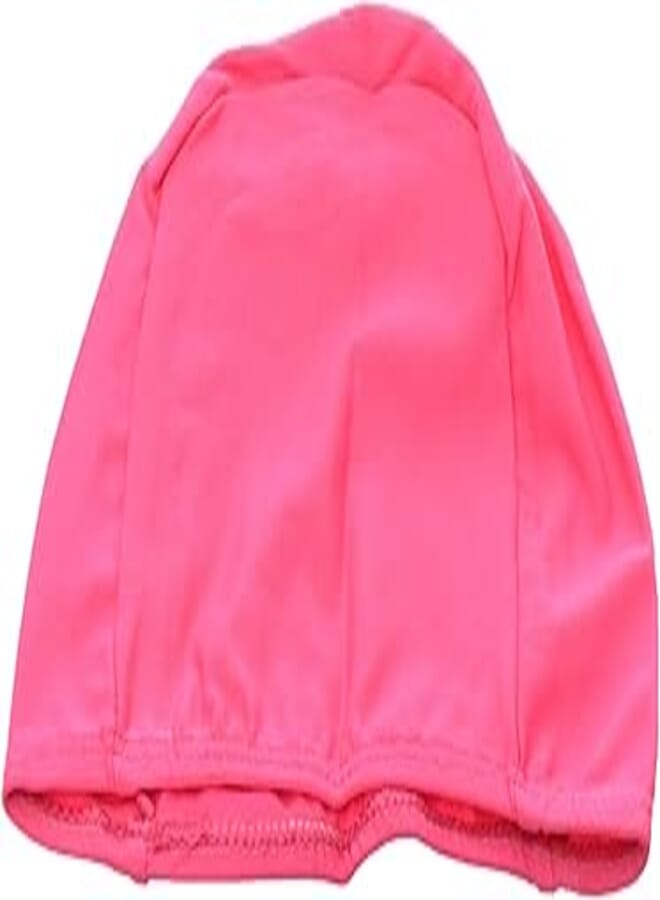 Generic Fabric Swim Cap, High Elasticity Swimming Cap Keeps Hair Clean Breathable Fit Both Long Hair Short Hair, Swim Caps Woman Girls Men Kids One Size Hat - Pink 