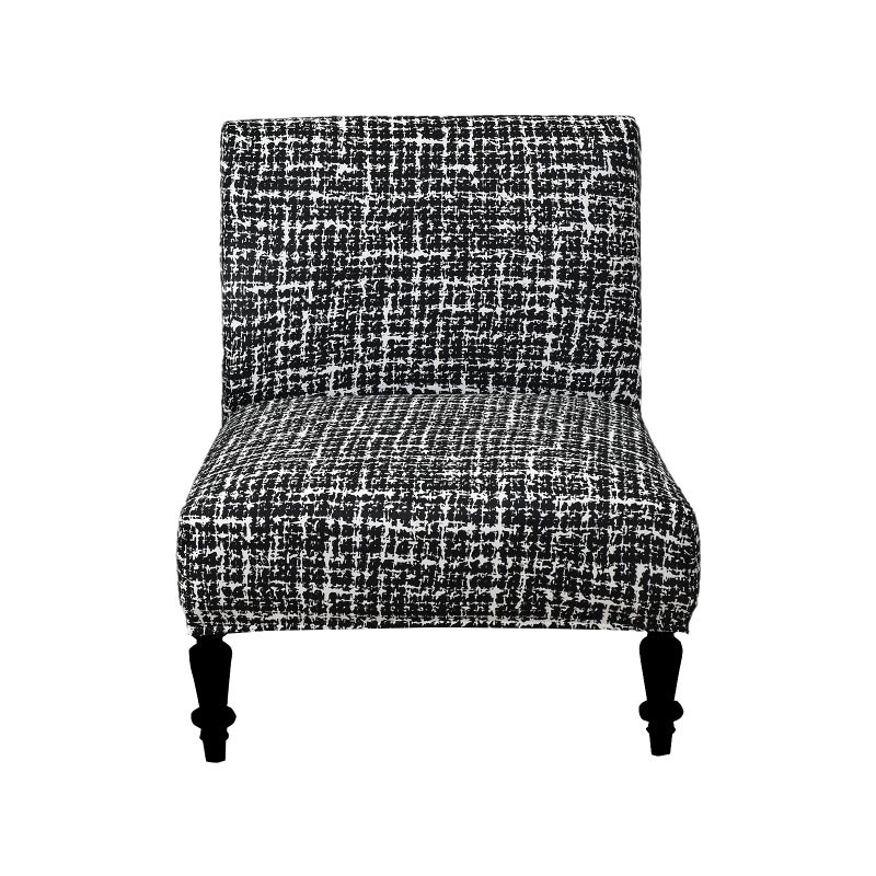 Eco-Ancheng EcoAncheng Armless Chair Slipcover Removable Armless Accent Chairs Covers Washable Armless Slipper Chair Slipcover Printed Armless Chair Furniture Protector Covers for Living Dining Room Hotel - Image 2