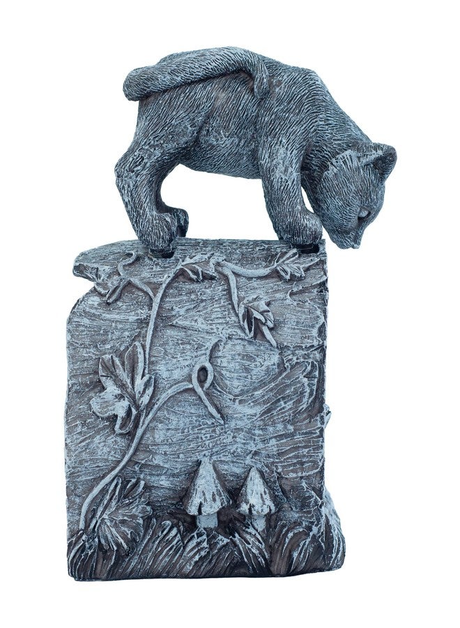 GARDY Gutter Downspout Extension - Downspout Splash Block - Downspout Diverter Garden Statue (Playful Chasing Kitty and Frog) - Image 4