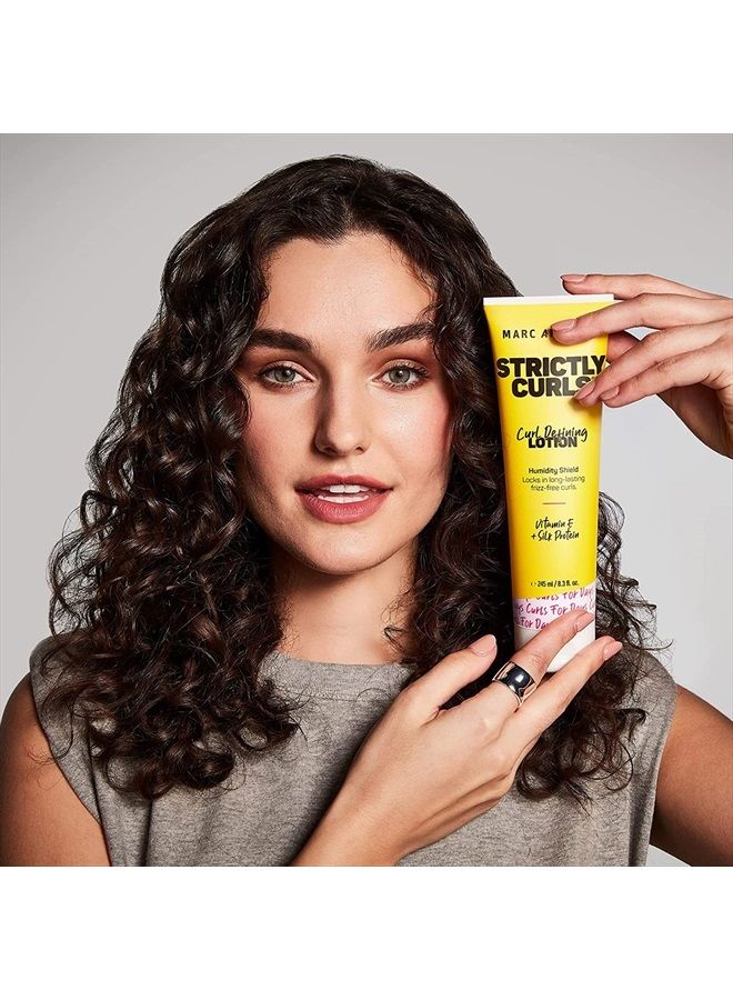 MARC ANTHONY Curl Defining & Enhancing Lotion, Strictly Curls - Moisturizing Detangler with Vitamin E & Silk Protein for Long-Lasting Frizz-Free Curls - Bounce & Shine For Wavy, Dry or Damaged Hair - Image 2