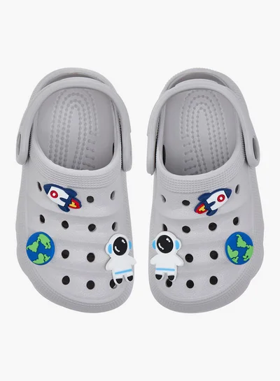 Aqua Boys Space Accent Clogs with Backstrap