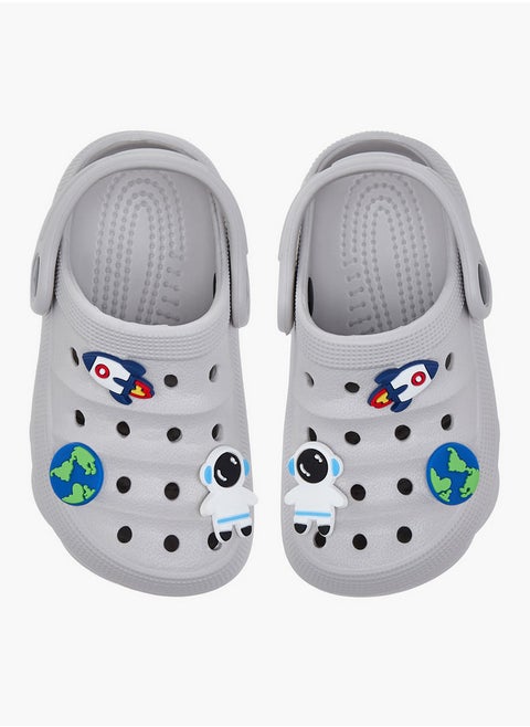 Boys Space Accent Clogs with Backstrap