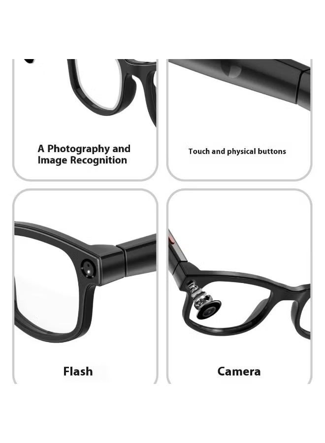 AI Smart Glasses AIMB-G1 with Camera, Photo & Video Recording, Local Storage, Bluetooth Calling, Touch Control, Voice Assistant, Music Control, Remote Camera Shutter, Real-Time AI Translation, Lightweight Wearable Smart Eyewear - Image 3