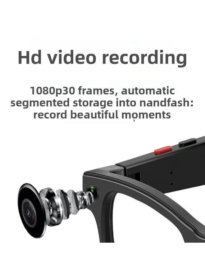 AI Smart Glasses AIMB-G1 with Camera, Photo & Video Recording, Local Storage, Bluetooth Calling, Touch Control, Voice Assistant, Music Control, Remote Camera Shutter, Real-Time AI Translation, Lightweight Wearable Smart Eyewear - Image 4