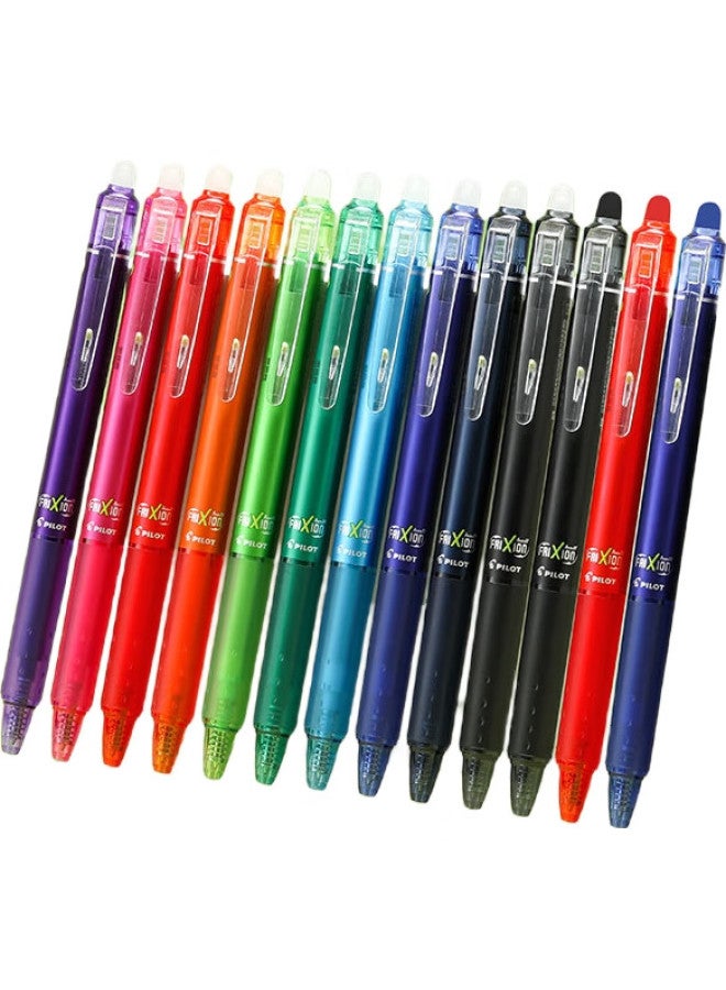 Pilot Retractable Erasable Pen, Bullet Tip Gel Pen, Learning And Drawing Color Pen, Lfbk-23Ef, 0.5Mm Blue-Black, 5-Pack - Image 3