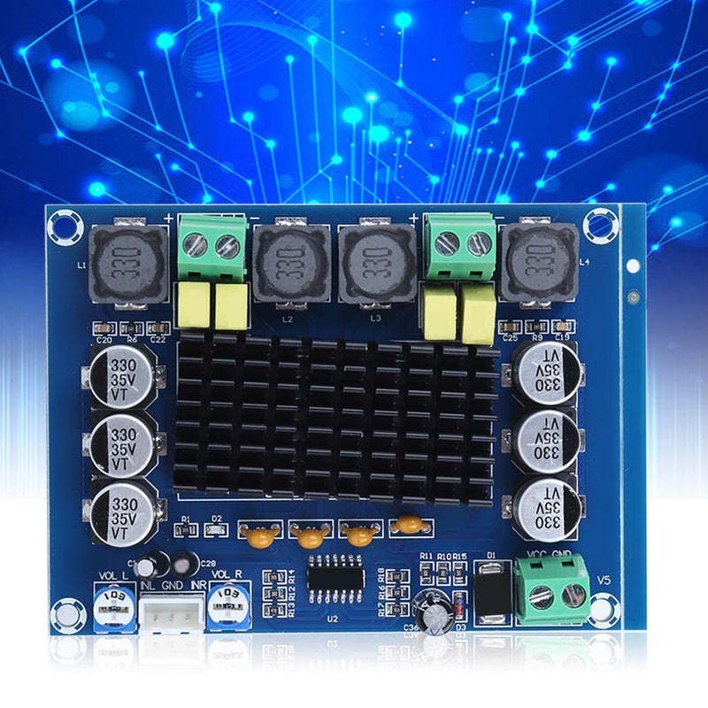 2 Channel Digital Amplifier Module 120Wx2 High Power Class D Board 92x68x16mm for Home Theater DIY Audio - Image 4