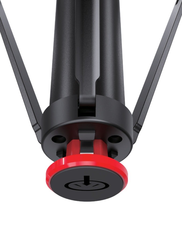 GREEN LION Auto Pop Tripod with Magnetic Remote /  Selfie Stick / Stable Tripod / Adjustable Phone Clip / Selfie Tripod for Action / Auto-Pop Tripod Design - Black - Image 4