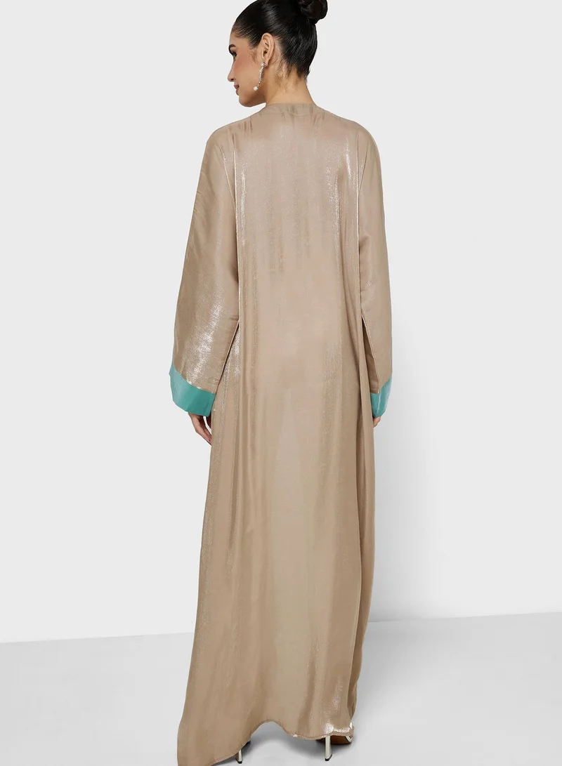 Khizana Embellished Detail Abaya With Sheila