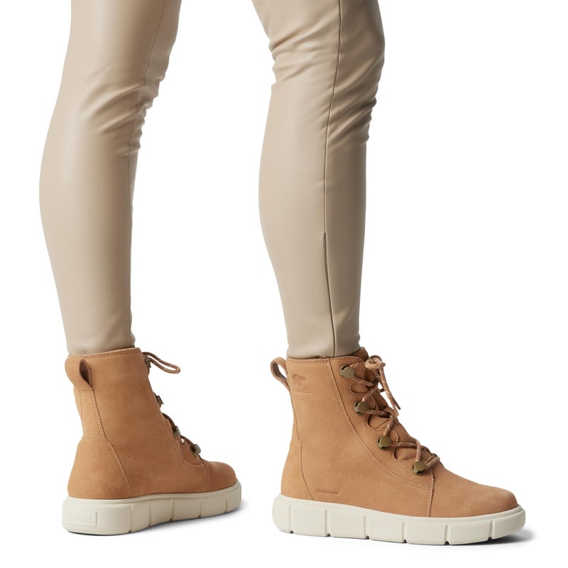 SOREL Women's Explorer lll Joan Waterproof Boot - Tawny Buff, Chalk - 7.5 - Image 2