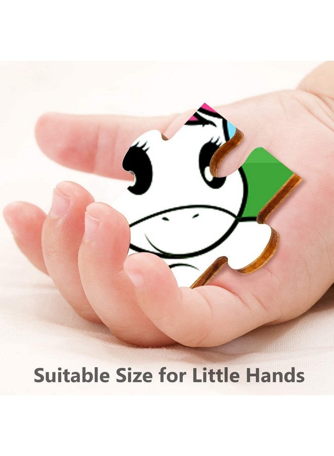 Webby Unicorn Wooden Jigsaw Puzzle, 40Pcs - Kids - Image 4