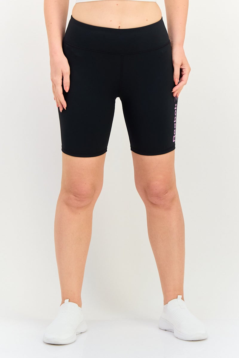 Reebok Women Sportswear Fit Cycling Shorts, Black - Image 1