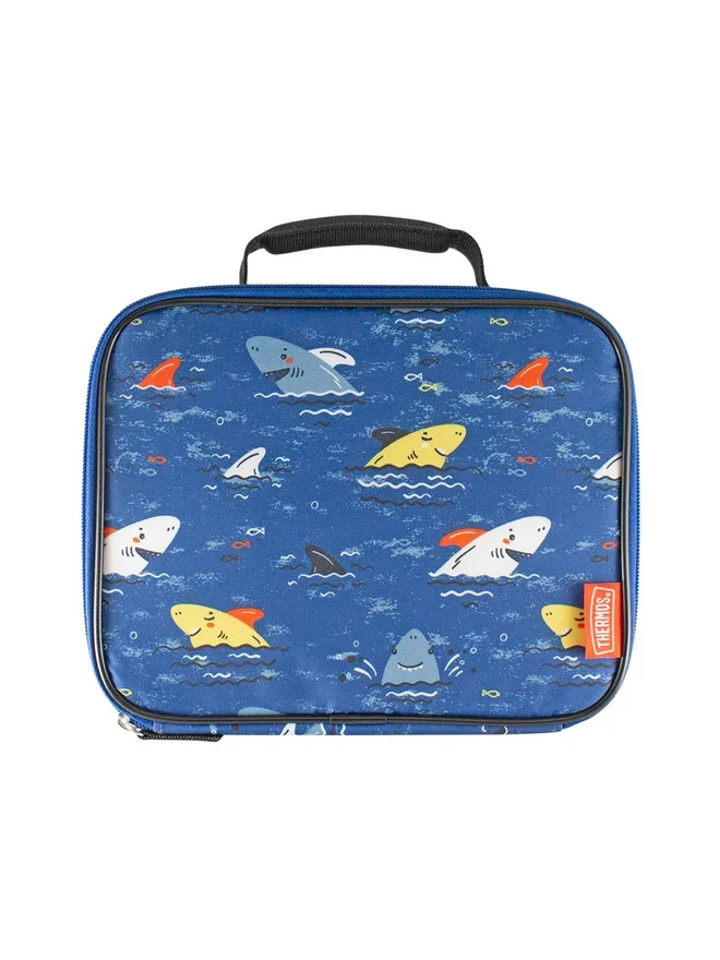 ترموس حقيبة غداء معزولة قياسية - أسماك القرش - ٥٥٠ مل