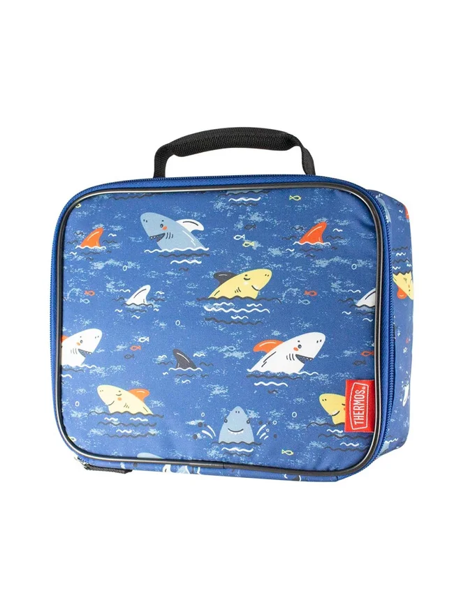 ترموس حقيبة غداء معزولة قياسية - أسماك القرش - ٥٥٠ مل