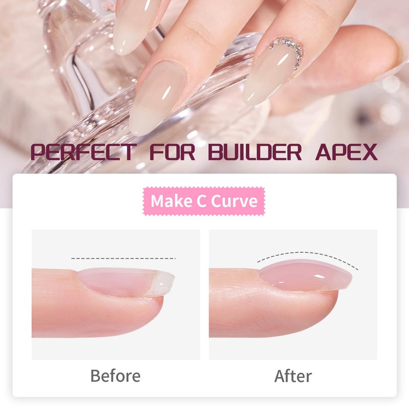 JODSONE Builder Color Gel Top Coat Base Coat Extension Gel 24 PCS Kit Long Lasting High Gloss Gift For Women - Image 4