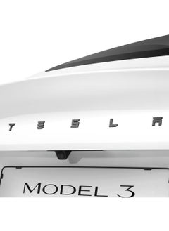 Spigen Rear Emblem Logo Full Cover for Tesla Model 3 2025 / 2024 Refresh (Highland) - Carbon 