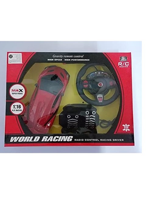 world racing Racing Car Remote Control Large Size with Wheels and Petrol Pedals