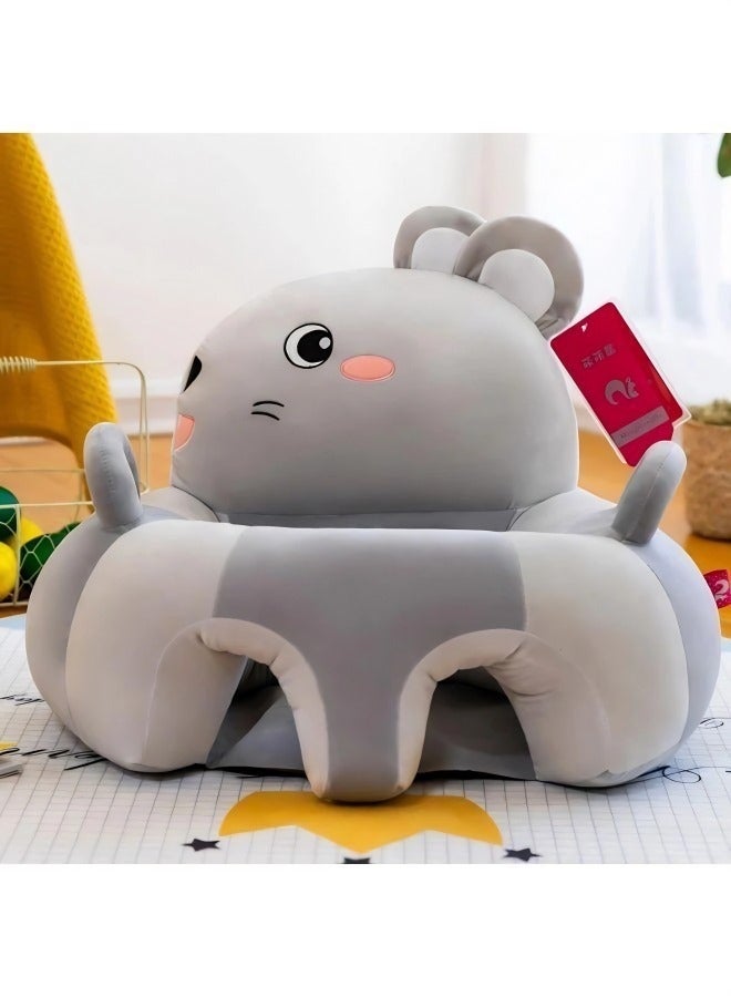 DURKU Baby Chair Baby Learning Sitting Seat, Baby Sofa Toys, Baby Learning Chair, Cartoon Cute Plush Newborn Sofa, PP Cotton Filling, Toddler Children Gift, Suitable for Baby Children - Image 2