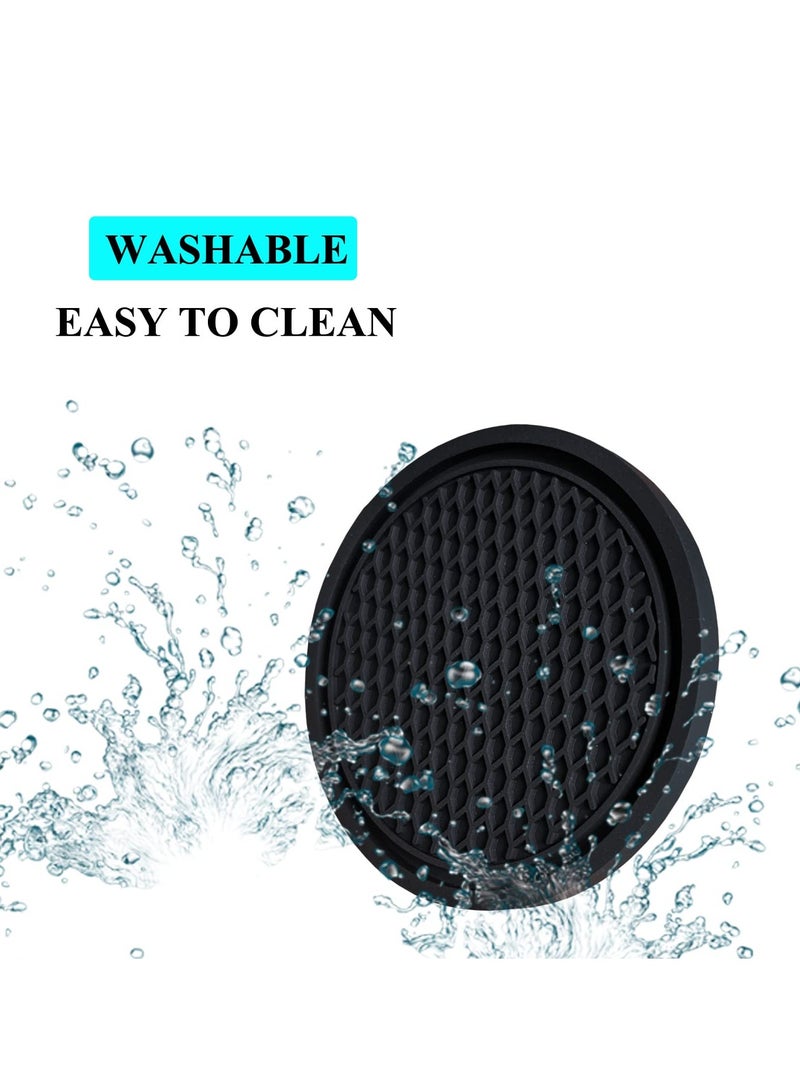 SYOSI 6PCS Car Cup Coaster Accessories 2.75 inch Anti Slip Insert Suitable for Most Interior Accessory Women Party Birthday - Image 5