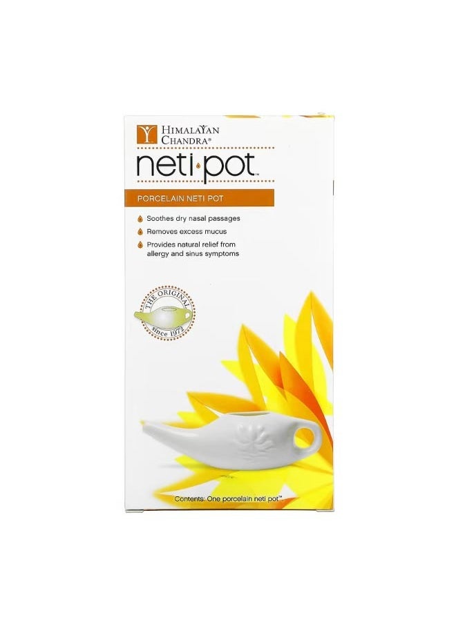 Himalayan Chandra Porcelain Neti Pot 1 Pot  - Image 1
