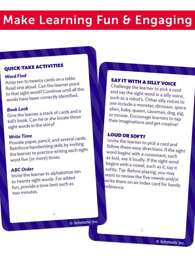 scholastic Flash Cards: Sight Words - Image 5