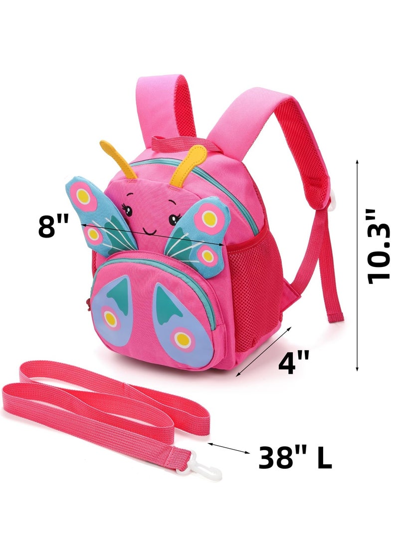 Excefore Toddler Backpack Leash, Mini Kids Skip Hop Backpack, Toddler Bookbag with Anti Lost Wrist Link, Cute Backpack Harness Leash, Preschool Lunch Boxes Carry Bag for Walking, Travel, Child  - Image 2