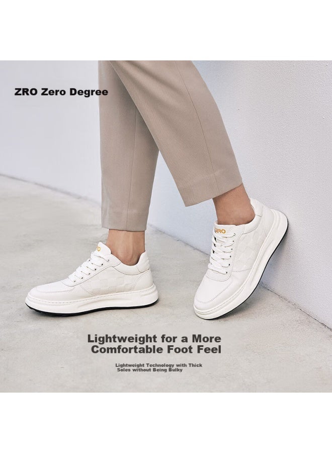Zero Degree Lightweight Zero Feeling Thick Bottom Suit White Casual Sneakers Men White 43 - Image 3