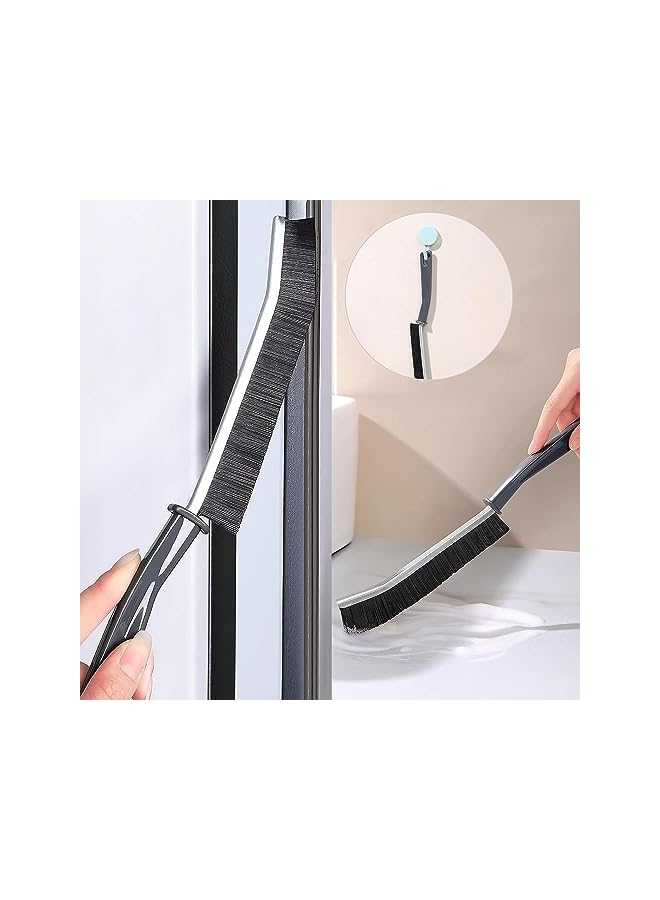 promass Crevice Cleaning Brush, Gap Cleaning Brush, for Toilet Corner Tiny Window Door Track Groove Gap, Cleaning Tool Tube Brushes Thin Cleaning Brush with Long Handle, for Home Kitchen, 3PCS - Image 5
