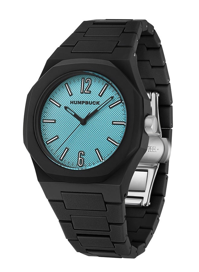 HUMPBUCK Men & Women Watch Waterproof polycarbonate Watch 2302 blue - Image 1
