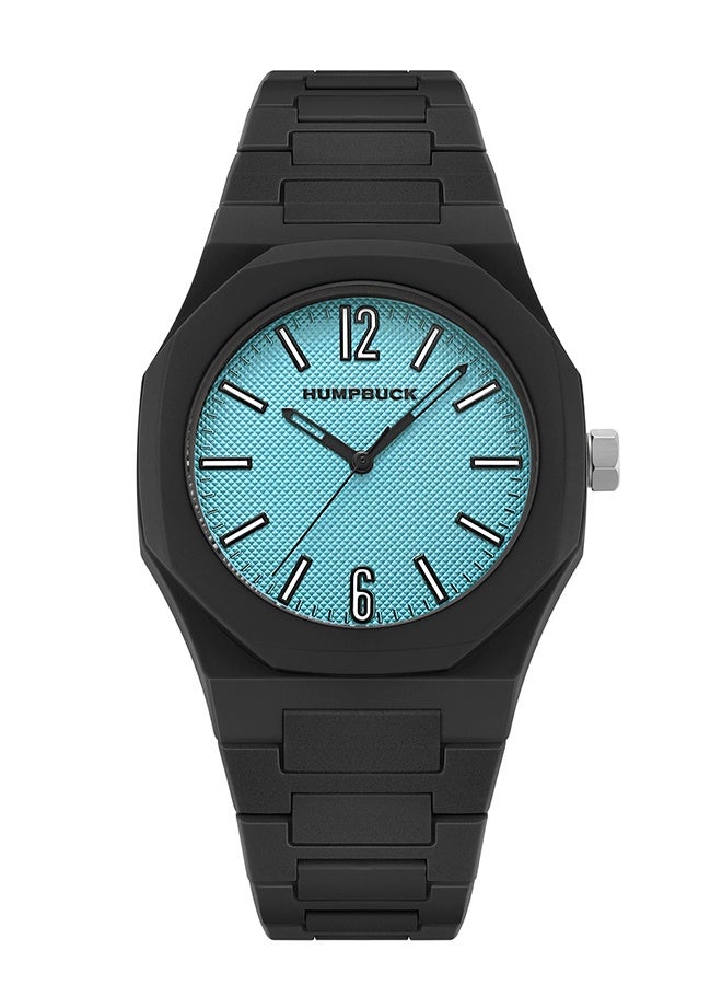 HUMPBUCK Men & Women Watch Waterproof polycarbonate Watch 2302 blue - Image 2