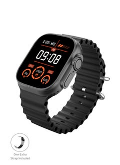 Totulife Storm U Smartwatch with HD display, zinc alloy body, bluetooth calling, IP67 Waterproof, 1 extra strap, 100+ sports modes, Heart rate, sleep, blood pressure, calories monitor & blood oxygen measurement  - Image 1