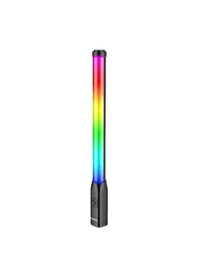 لاكوز مصباح LED عصا RGB بقوة 7 واط مع درجة حرارة لون قابلة للتعديل من 2700 إلى 6500 كلفن، وبطارية قابلة لإعادة الشحن بسعة 2000 مللي أمبير، وشحن من النوع C، مثالي للتصوير الفوتوغرافي والفيديو. - Image 1